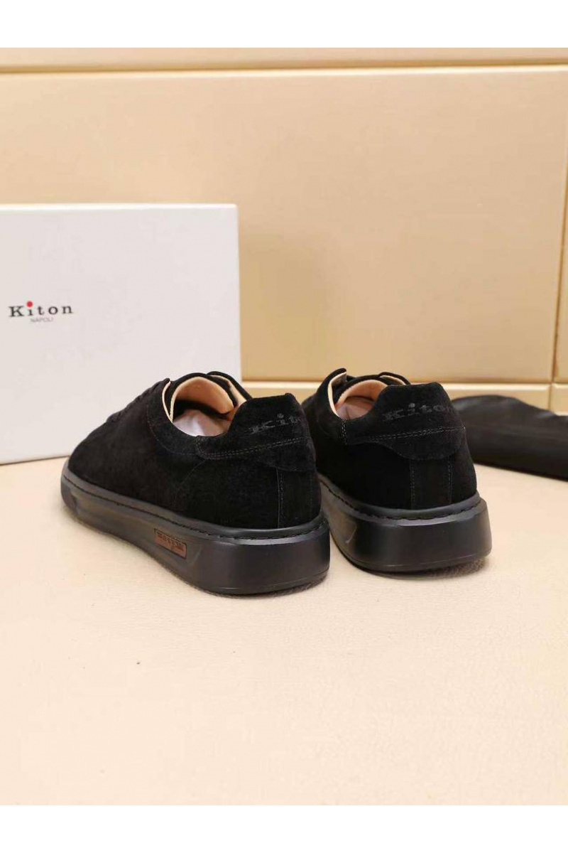 Kiton Мужские замшевые кроссовки 