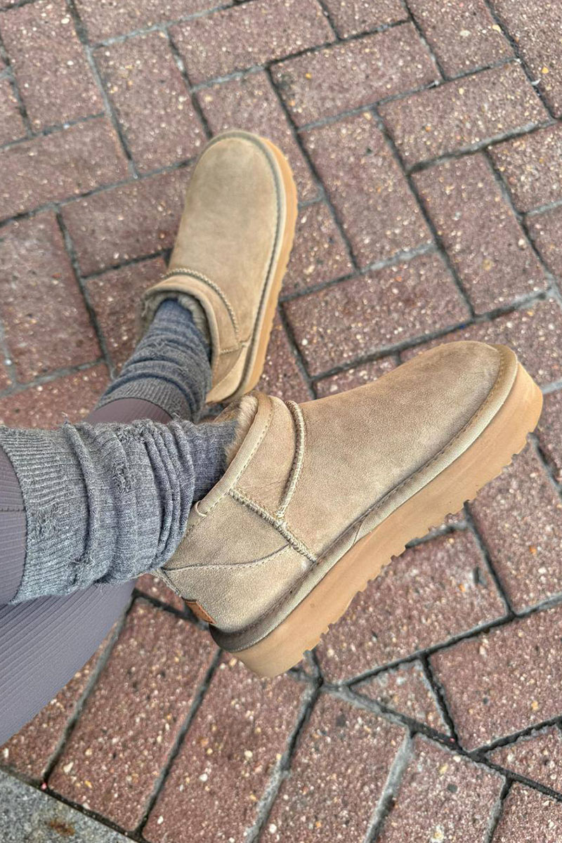 UGG Женские ботинки Classic Ultra Mini Platform - Beige