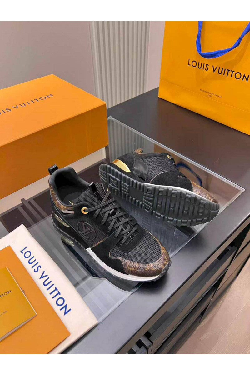 Lоuis Vuittоn Женские кожаные кроссовки Neo Run Away premium
