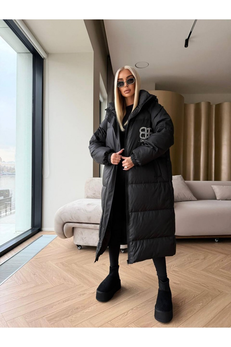 Balenciaga Женская пуховая куртка Premium - Black