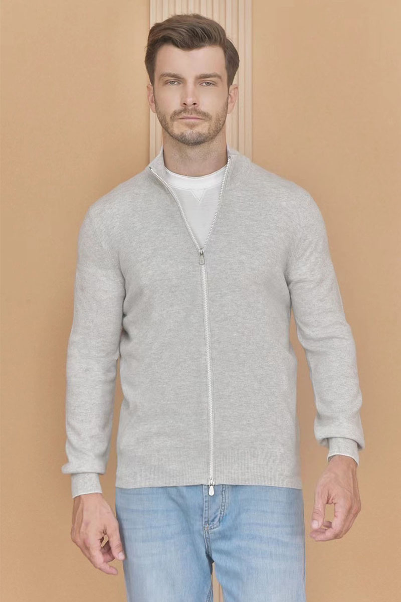 Brunеllо Сuсinеlli Кашемировый свитер Premium - Light Grey