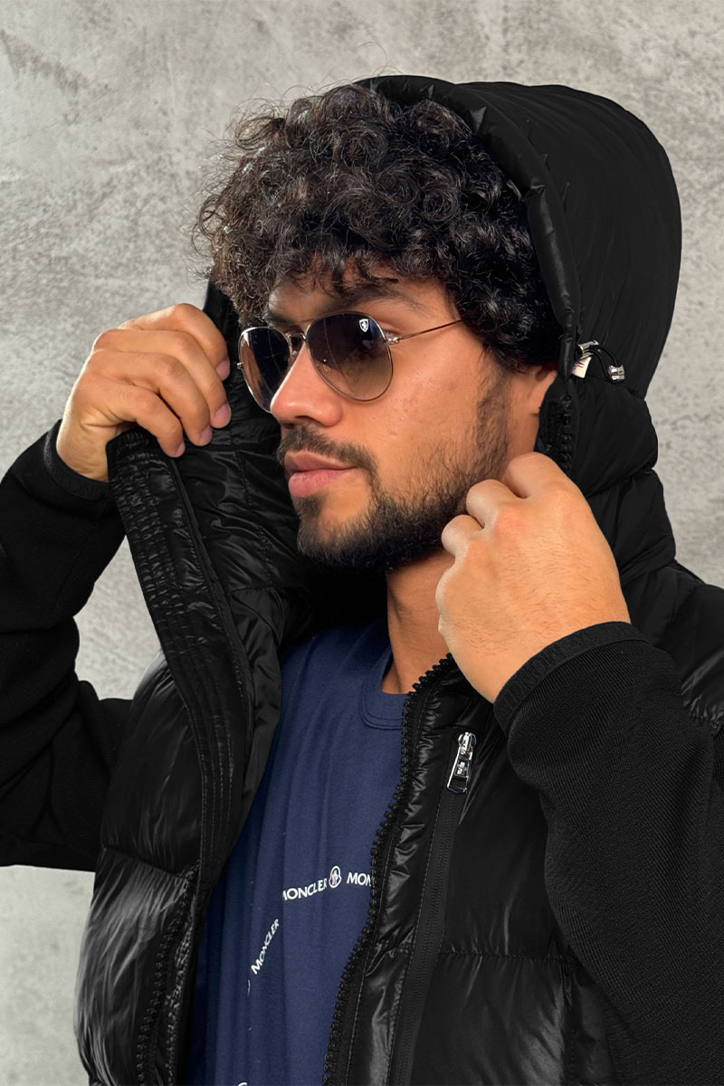 Moncler Куртка с вязаными рукавами 