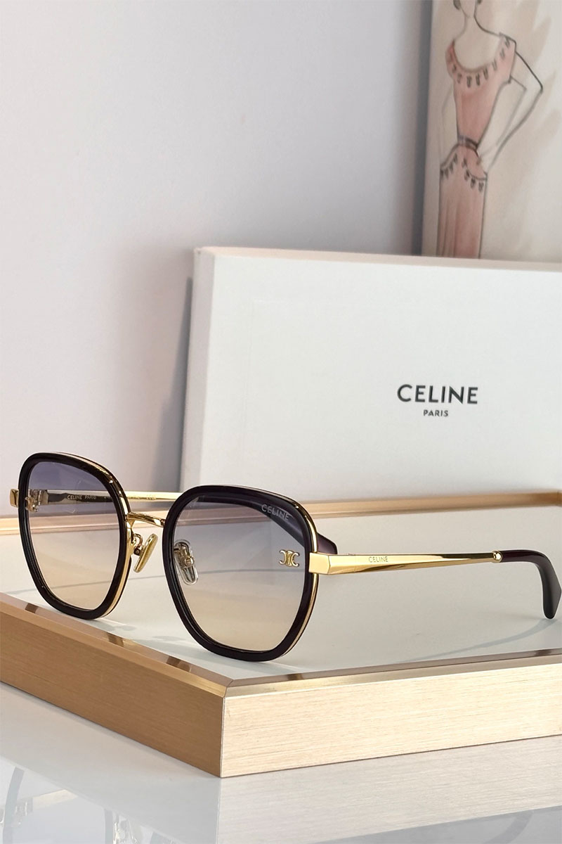 Celine Солнцезащитные очки Metal Triomphe