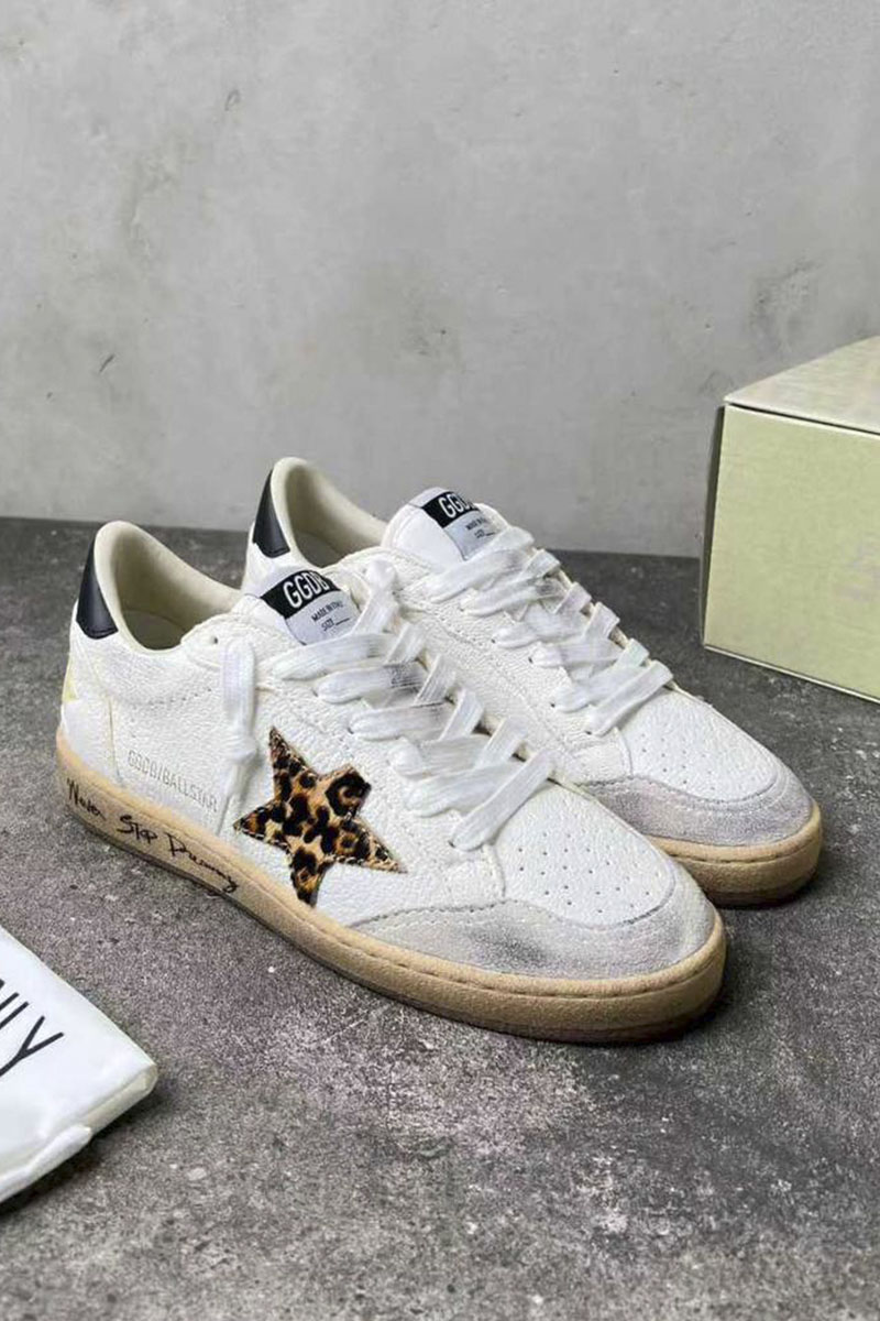 Designer Clothing Женские кожаные кроссовки Golden Goose Ball Star premium