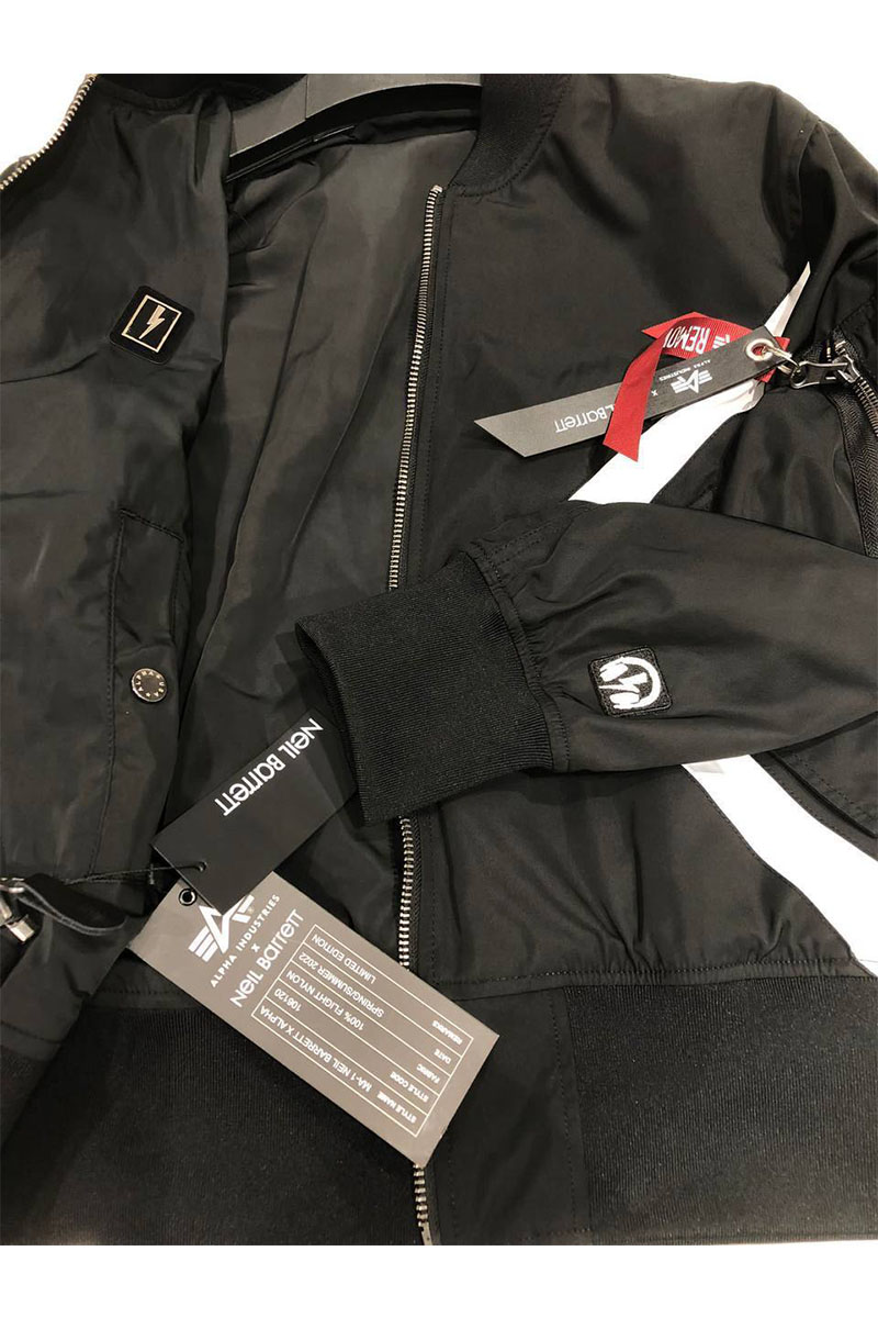 Neil Barrett Мужской двусторонний бомбер Alpha Industries Reversible