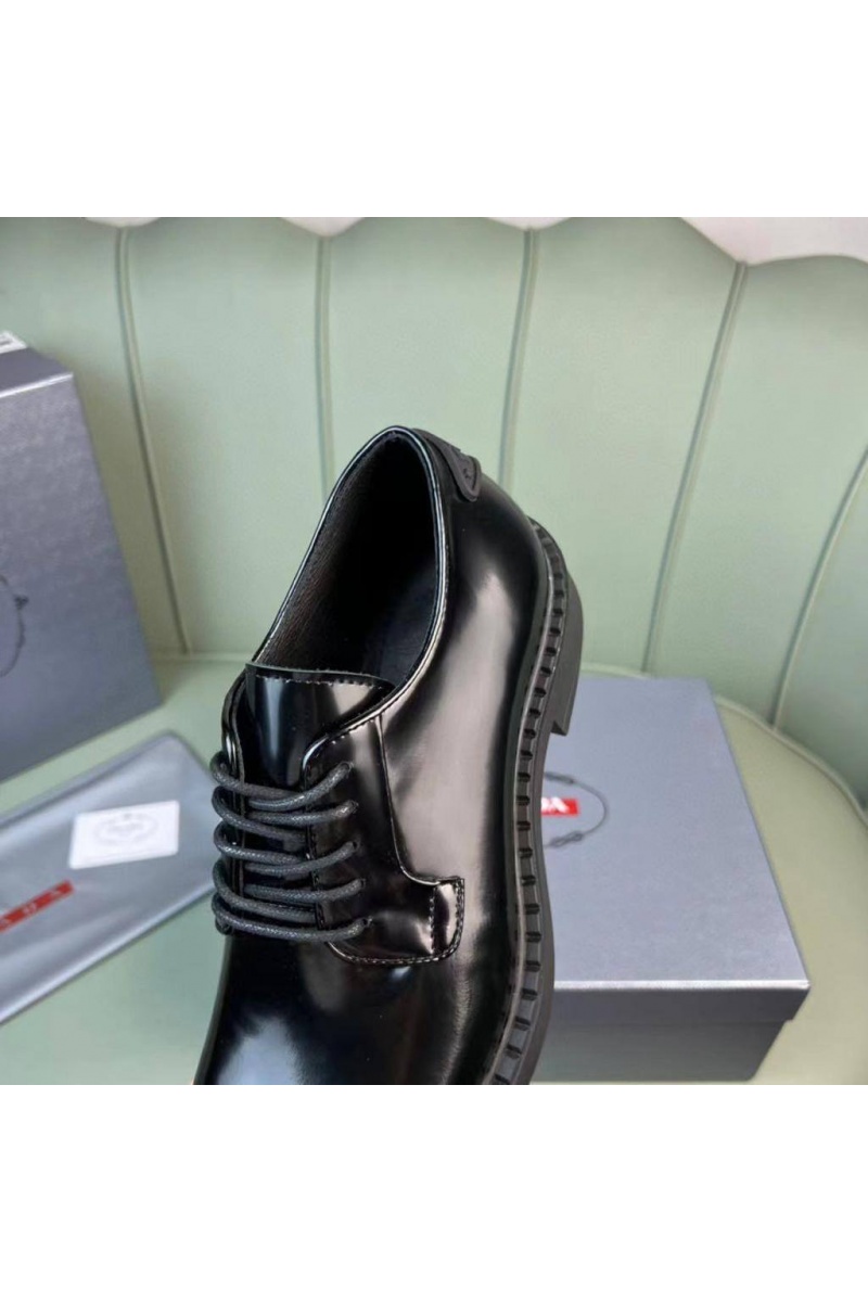 Prada Мужские кожаные ботинки Premium