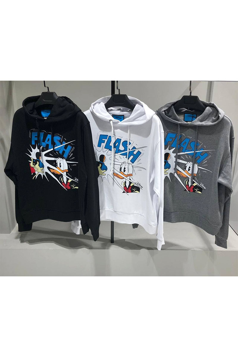 Gucci Оверсайз худи Disney Donald Duck Flash - Black