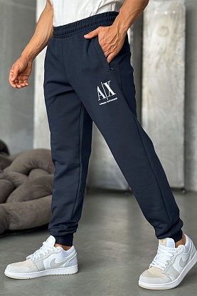 Спортивные штаны logo-embroidered - Navy