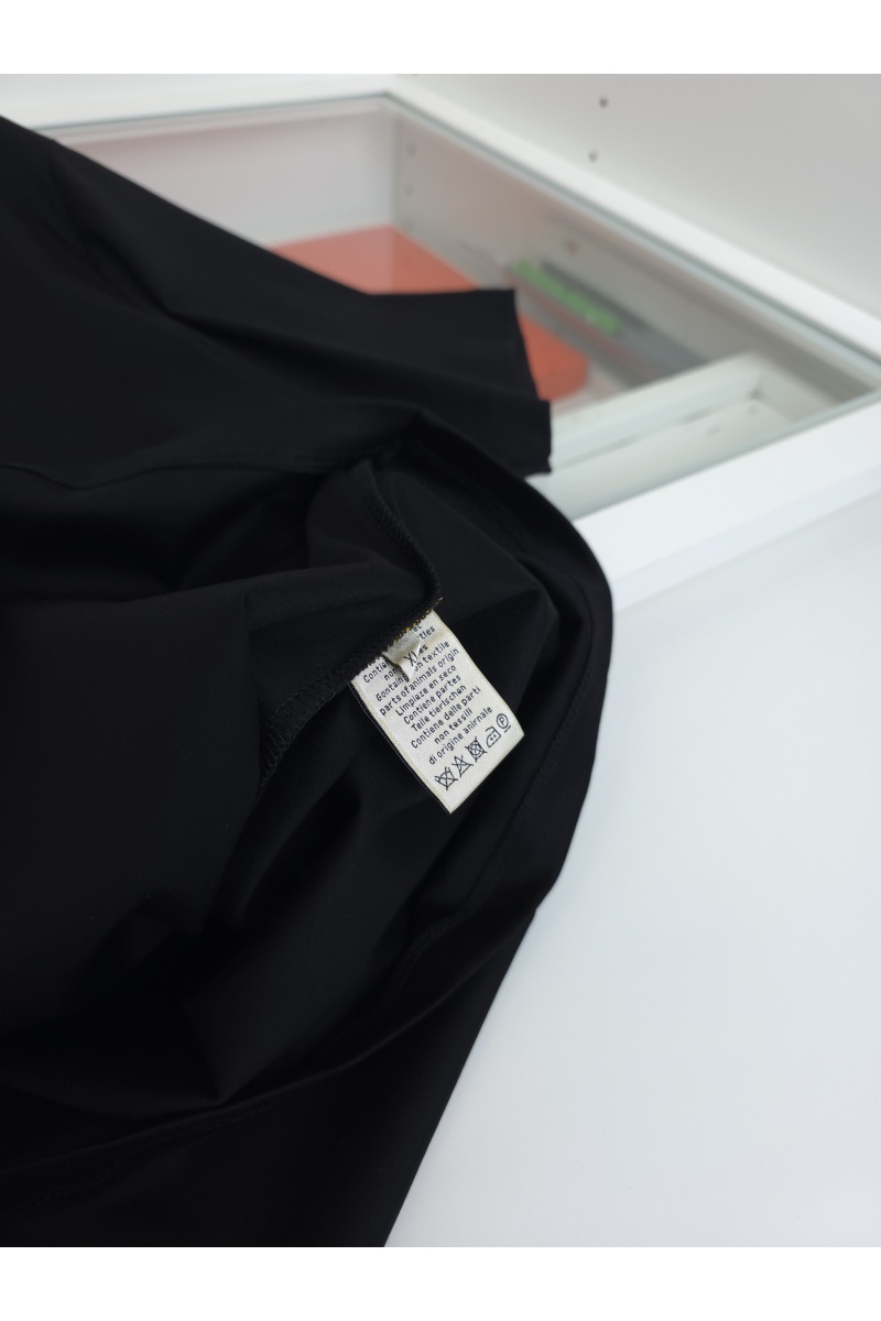 Hermes Мужская чёрная футболка premium