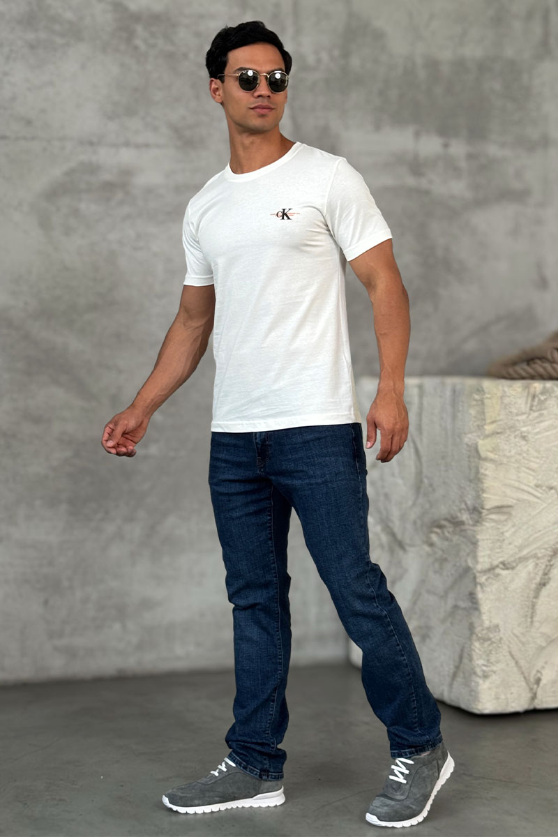 Calvin Klein Мужская белая футболка Urban Graphic