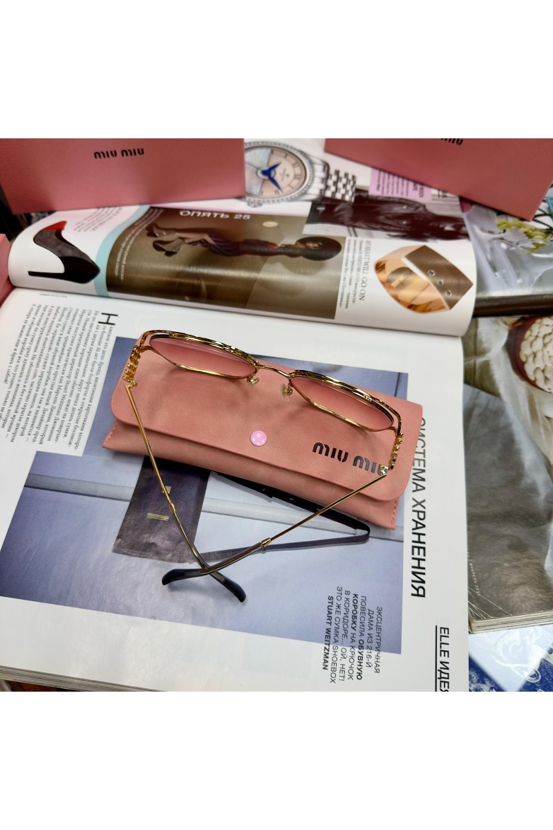 MIU MIU Женские солнцезащитные очки Glimpse