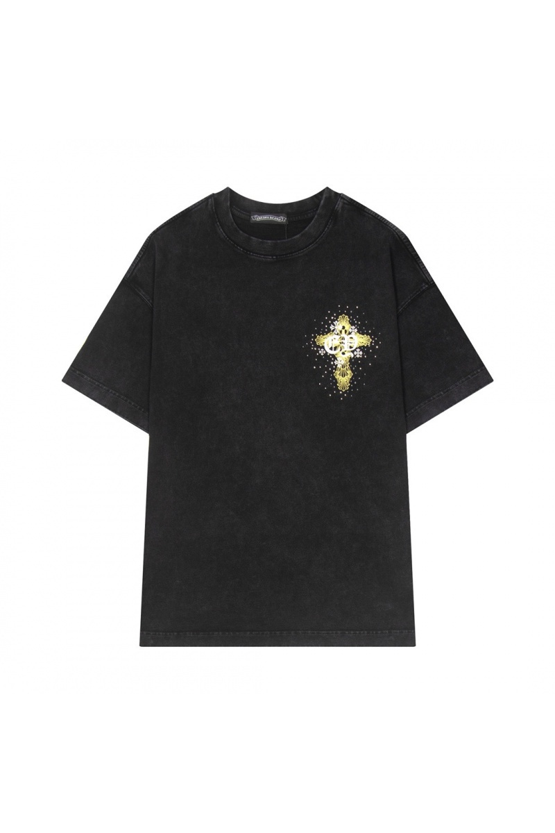 Designer Clothing Чёрная оверсайз футболка Gothic logo 