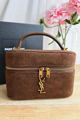 Замшевая сумка Gaby Vanity 17x12 см