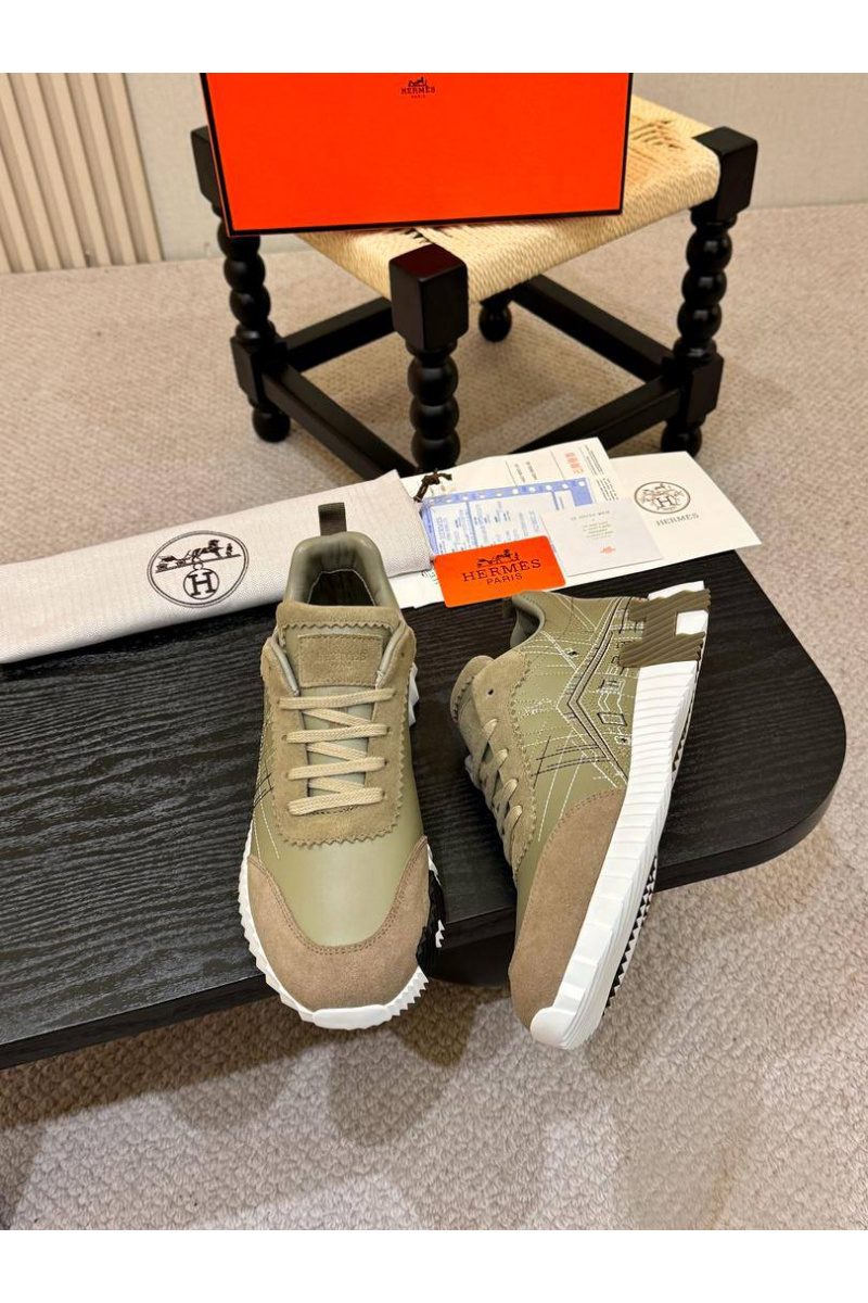 Hermes Мужские кроссовки Bouncing - Beige