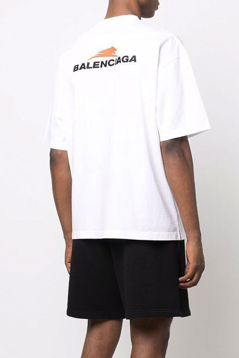 Balenciaga Белая оверсайз футболка Year of the Tiger