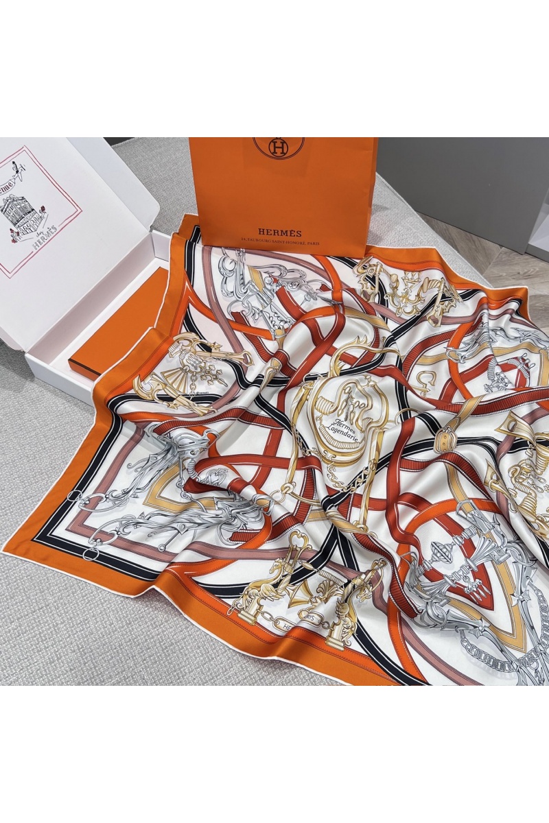 Hermes Платок Harnais Legendaire premium 87x88 см