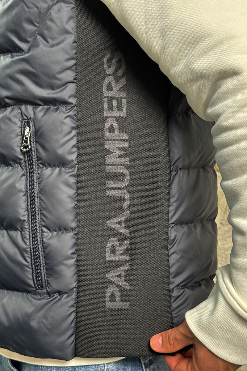 Designer Clothing Мужской тёмно-синий жилет Parajumpers