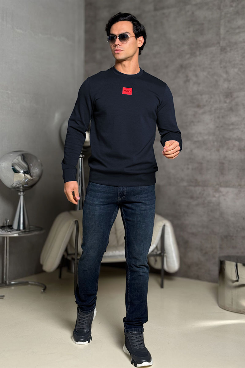 Hugо Воss Мужской свитшот Diragol - Navy 