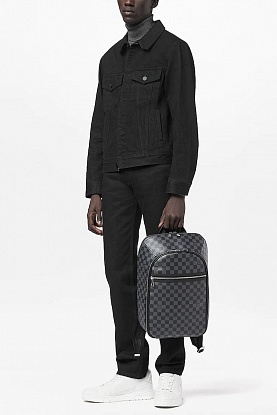 Кожаный рюкзак Damier 28x45x18 см