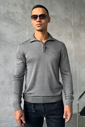 Мужская кофта zip-up - Grey