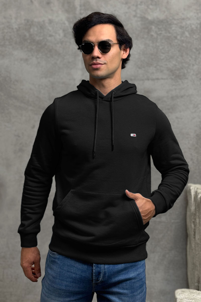 Tommy Hilfiger Мужское худи чёрного цвета