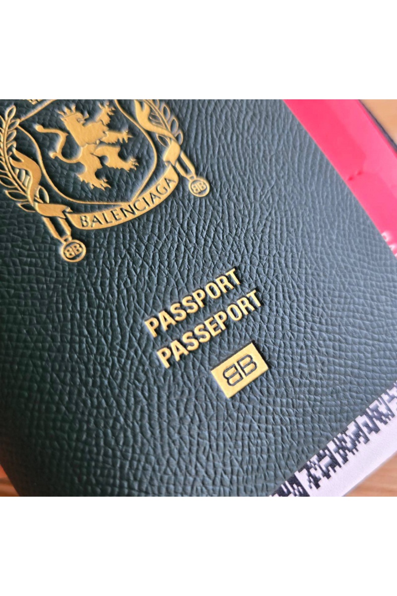 Balenciaga Кошелёк "Passport with tickets" - Green
