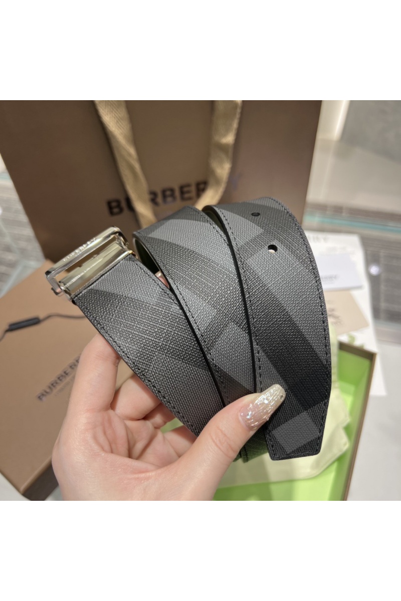Burberry Кожаный ремень Check TB premium