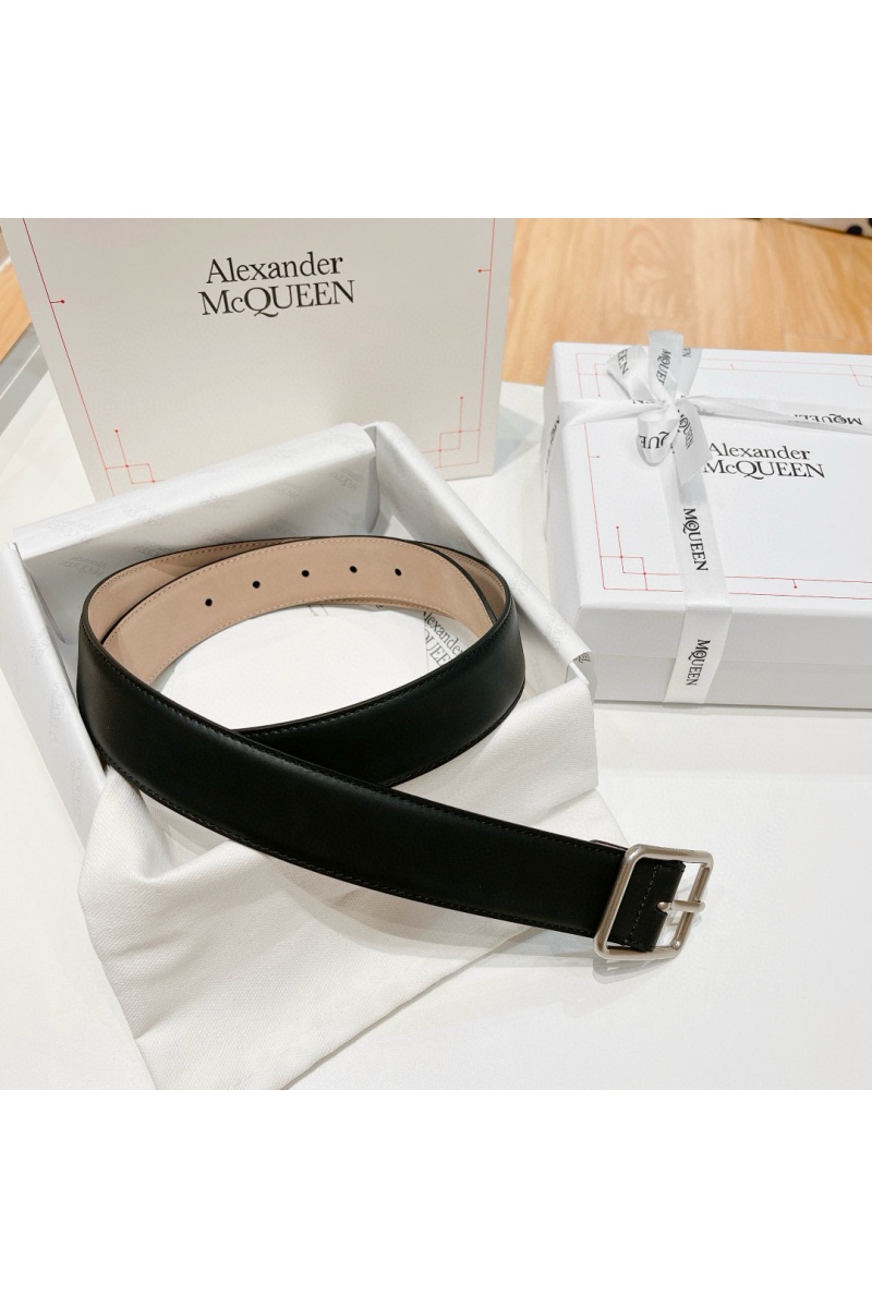 Alexander McQueen Кожаный ремень Premium (ширина 3.5 см)