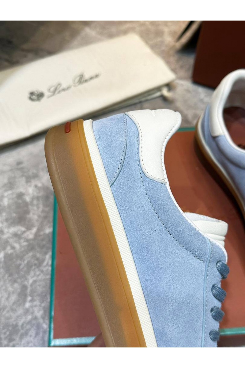 Loro Piana Мужские замшевые кроссовки Tennis Walk