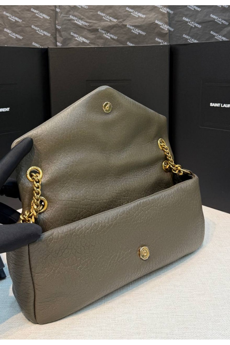 Yves Saint Laurent Кожаная сумка Calypso premium 30x12x5 см