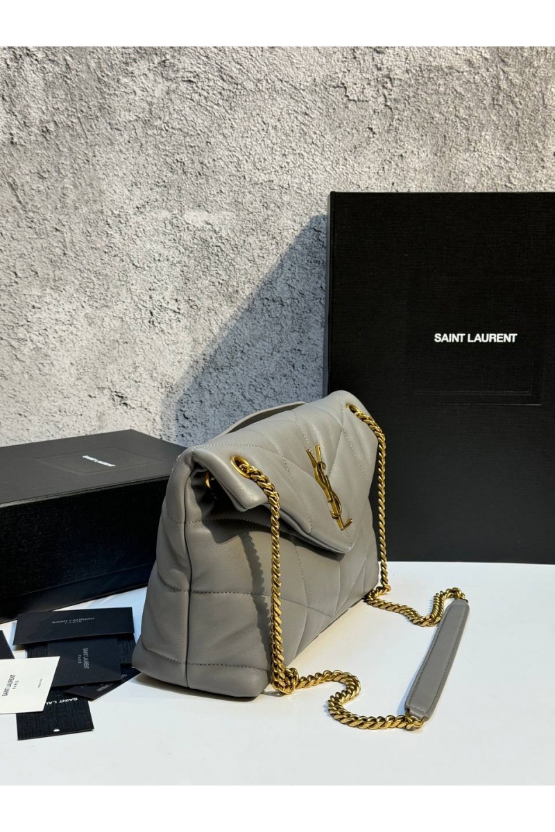 Yves Saint Laurent Кожаная сумка LouLou premium 28x17x9 см