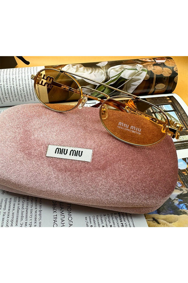 MIU MIU Женские солнцезащитные очки Oval