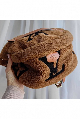 Сумка на пояс Monogram Teddy 31x20 см - Brown 