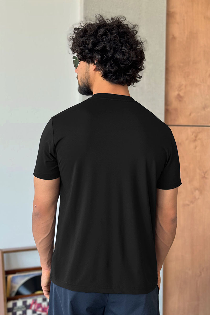 Kiton Мужская чёрная футболка 