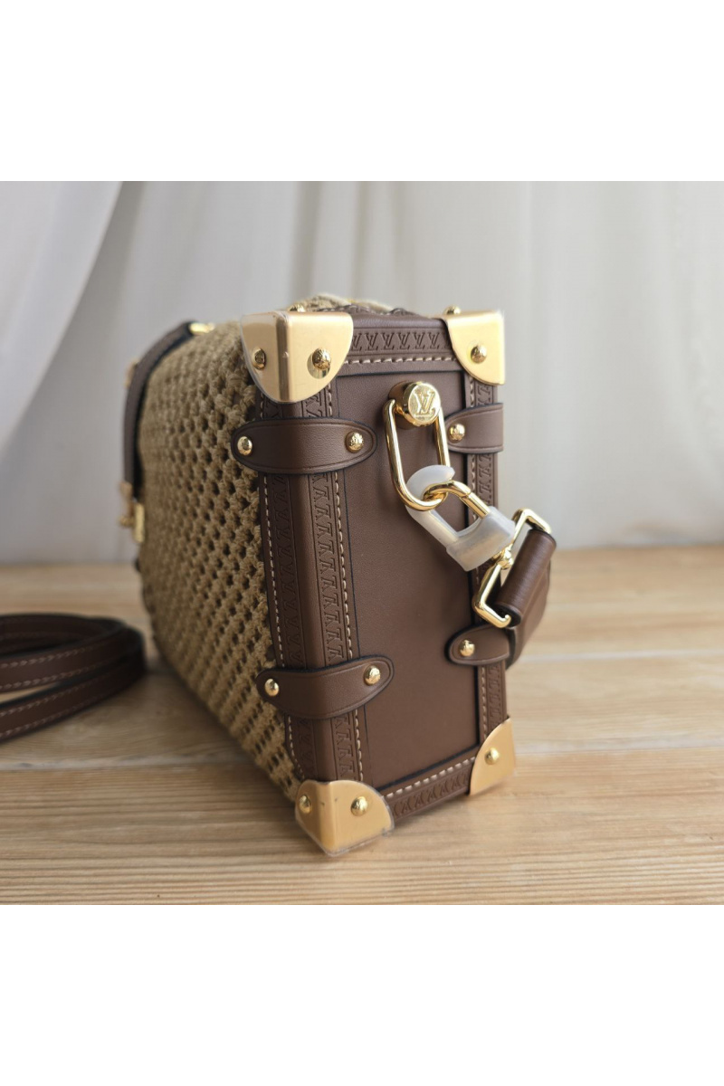 Lоuis Vuittоn Кожаная сумка Side Trunk MM 22x16 см