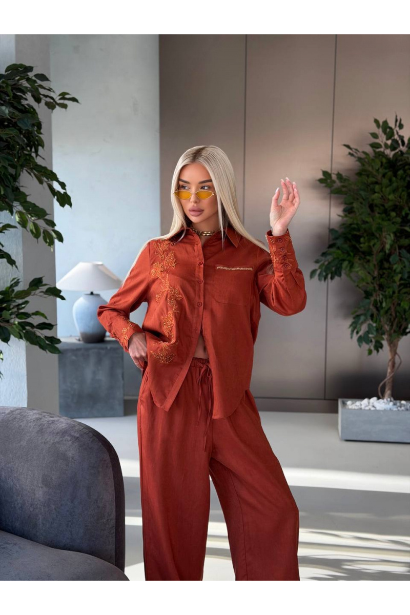 Zimmermann Женский льяной костюм premium