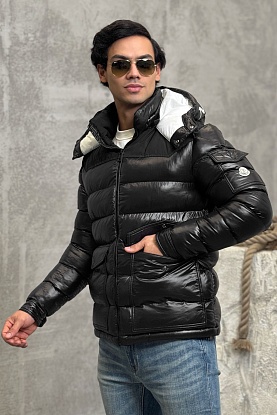 Мужская черная куртка Gombei