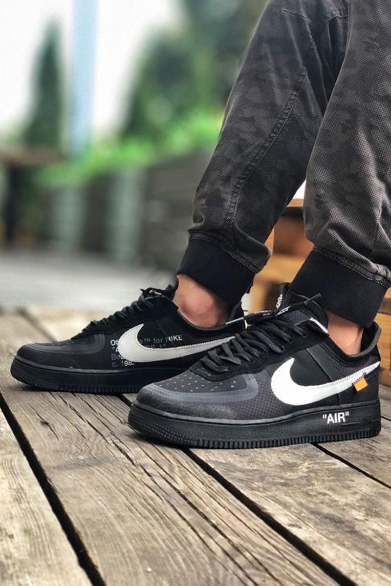 Nike Кроссовки Off-White x AF1 Low "Black"