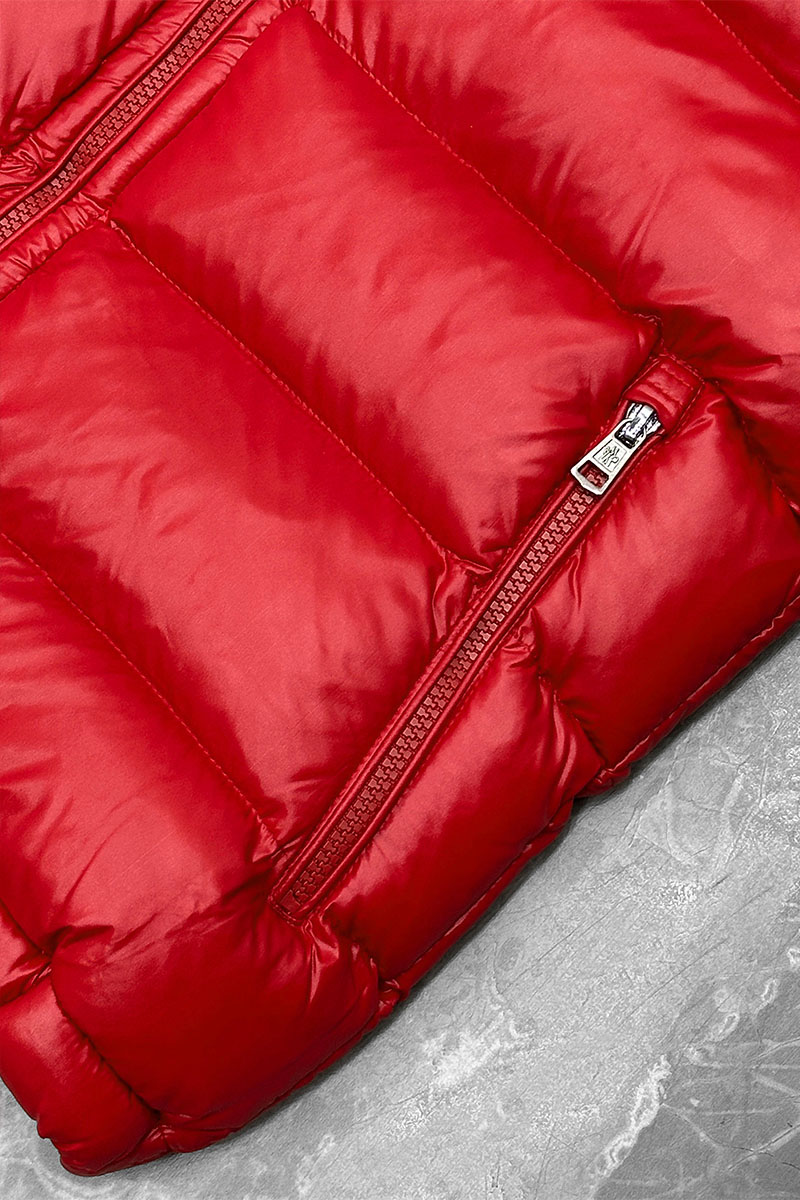 Moncler Мужской жилет logo-patch - Red 
