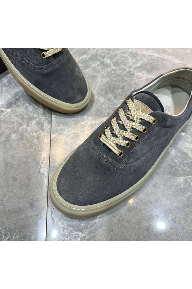 Brunеllо Сuсinеlli Замшевые кеды Sail low-top - Grey