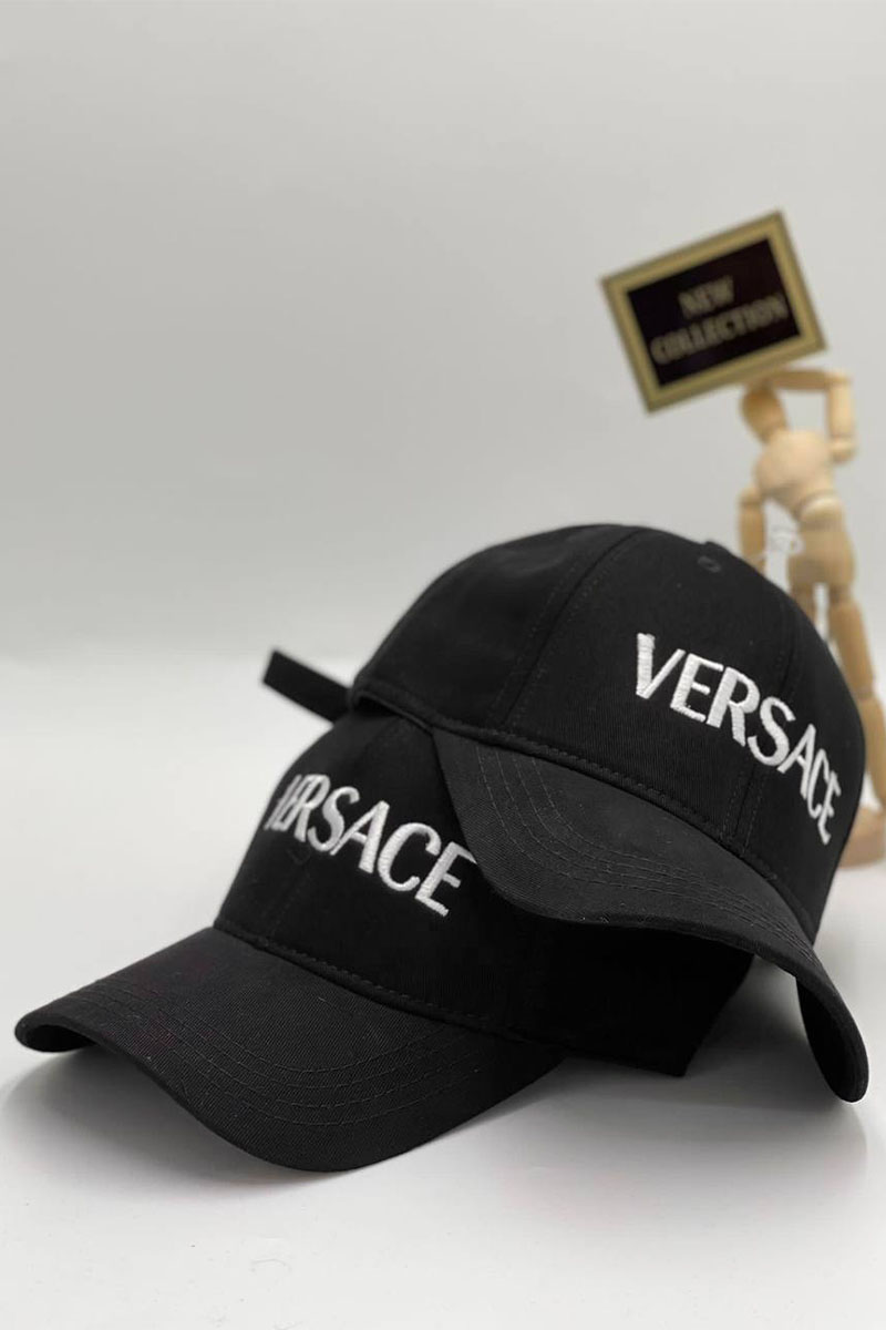 Versace Чёрная бейсболка 