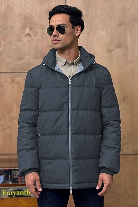 Мужской пуховик Premium - Dark Grey