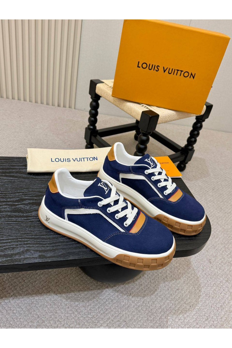 Lоuis Vuittоn Мужские кроссовки Tilted - Navy Blue