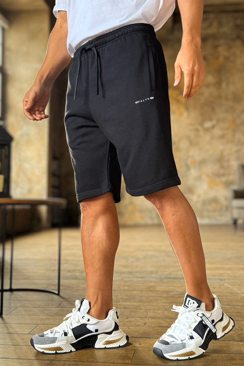 Designer Clothing Мужские чёрные шорты 1017 ALYX 9SM 