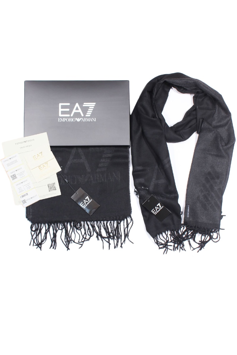 Emporio Armani EA7 Брендовый шарф с логотипом 185x35 см