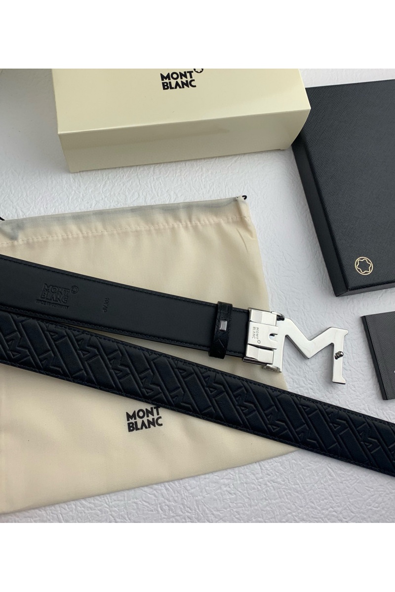 Montblanc Двусторонний кожаный ремень Premium (ширина 3.5 см)