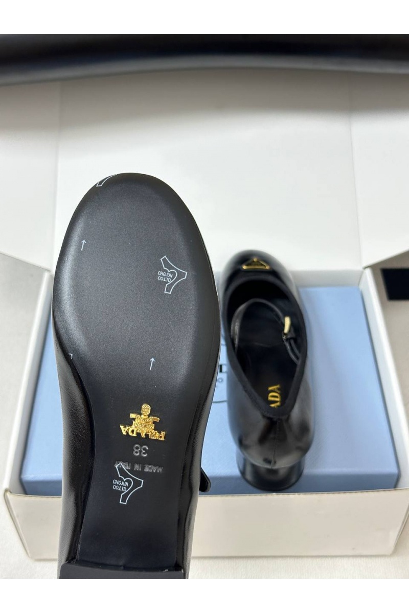 Prada Женские кожаные туфли premium