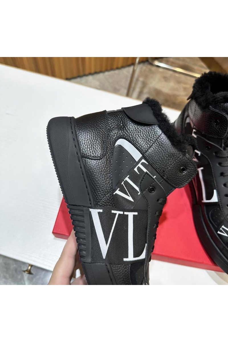 Valentino Кроссовки с мехом VL7N high-top 