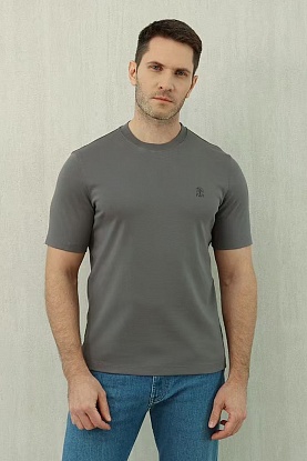 Мужская серая футболка premium