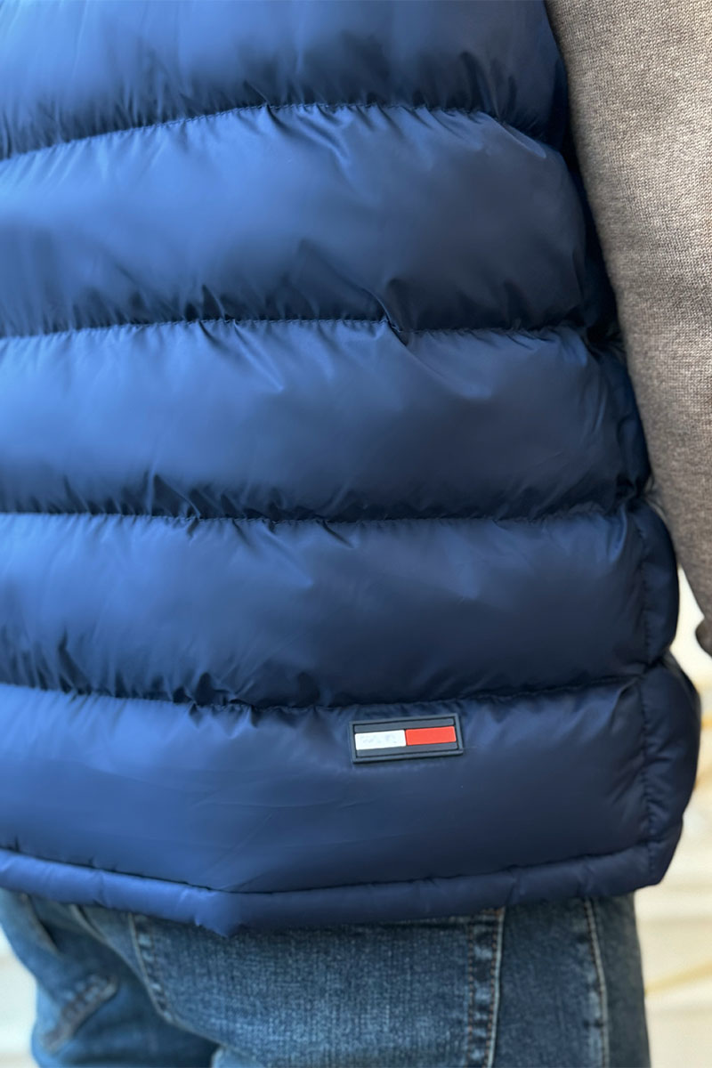 Tommy Hilfiger Синий жилет embroidered-logo